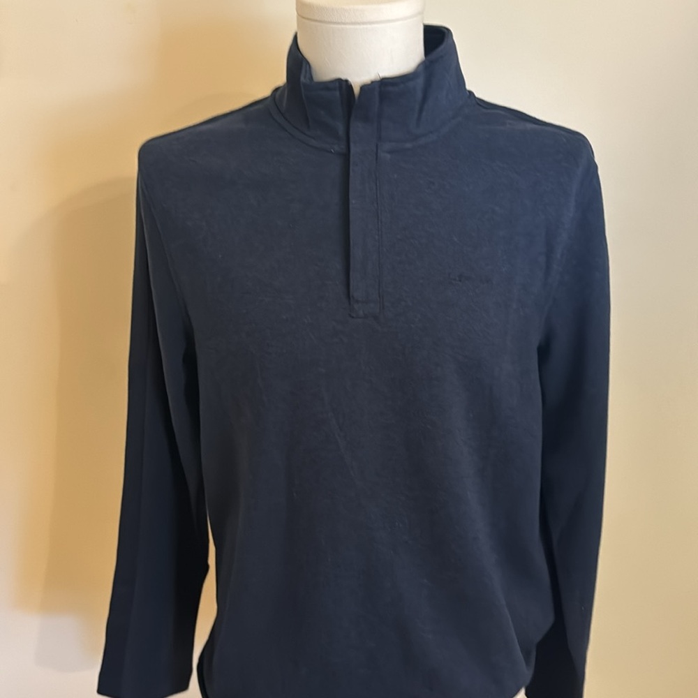 Calvin Klein M Blue Mock Turtleneck Jersey